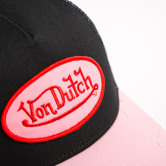 Damen Kappe Von Dutch - Baseball - Galaxy Mesh Patch - Black / Pink