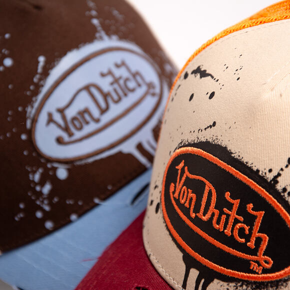 Kappe Von Dutch - Baseball - Print & Embroidery - Red / Yellow