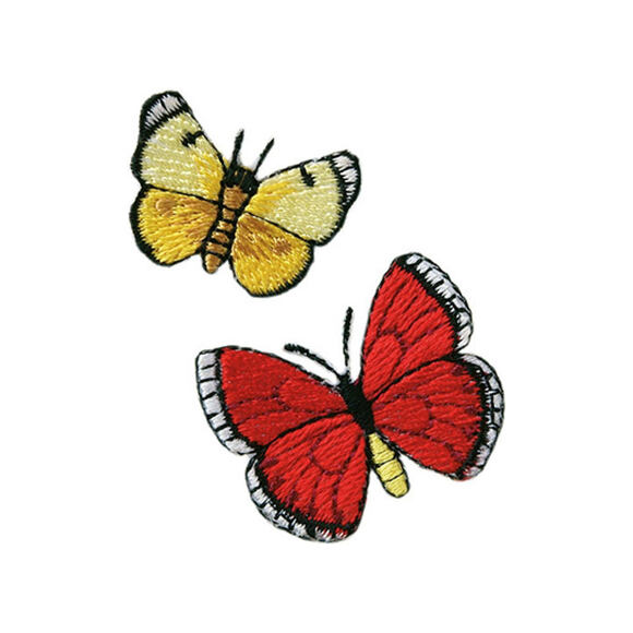Bügelbild Monoquick - Motýlci 2,9 x 2 cm a 3,5 x 2,5 cm