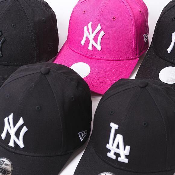 Damen Kappe New Era - MLB Essential 9FORTY - NY Yankees - Pink / White