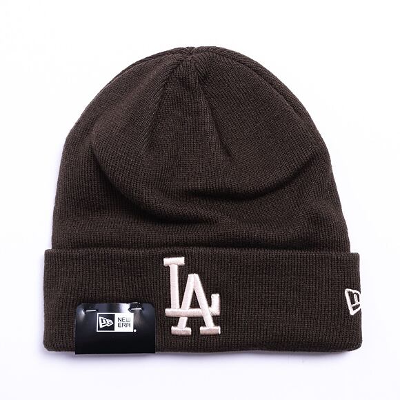 Mütze New Era MLB League Essential Cuff Beanie - LA Dodgers - Brown / Stone