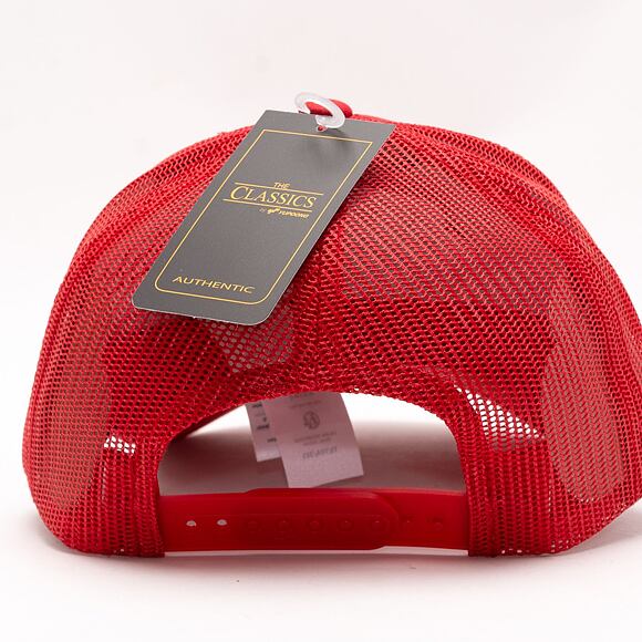 Kappe Yupoong 5-Panel Retro Trucker Cap Red