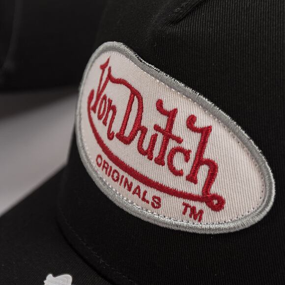 Kappe Von Dutch Boston Trucker Cotton Black / Red