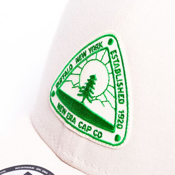 Kappe New Era 9FORTY Repreve Stone / Dark Green