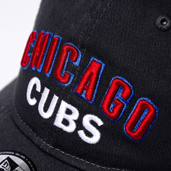 Kappe New Era 9TWENTY MLB Wordmark Chicago Cubs - Graphite