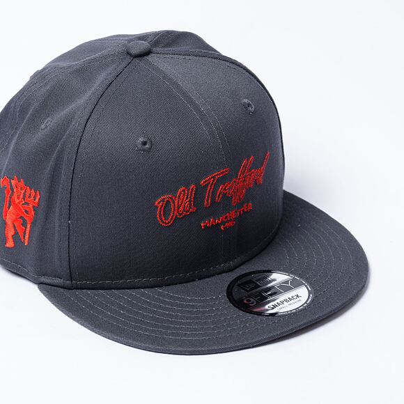 Kappe New Era - 9FIFTY Chain Stitch - Manchester United FC - Grey Heather