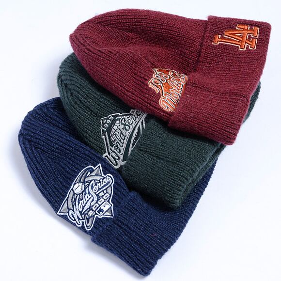 Mütze New Era - Knit Medium MLB Ws Patch Beanie - NY Yankees - Navy