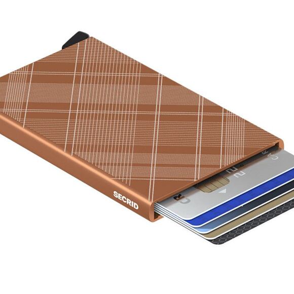 Geldbörse Secrid Cardprotector Laser - Tartan Rust