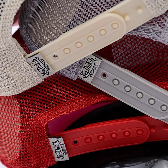 Kappe Von Dutch - Trucker Tampa - Caps - Polyester Foam - Pink/ Red