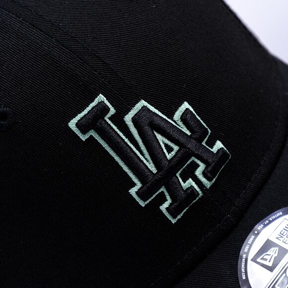 Kappe New Era - MLB Team Outline 9FORTY - LA Dodgers - Black / Mint Green
