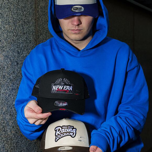 Kappe New Era - Motosport 9FORTY Trucker - Cream / Brown