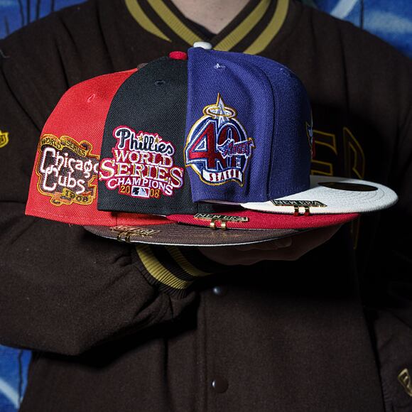 Kappe New Era - MLB Visor Clip 59FIFTY - Philadelphia Phillies - Black / Red