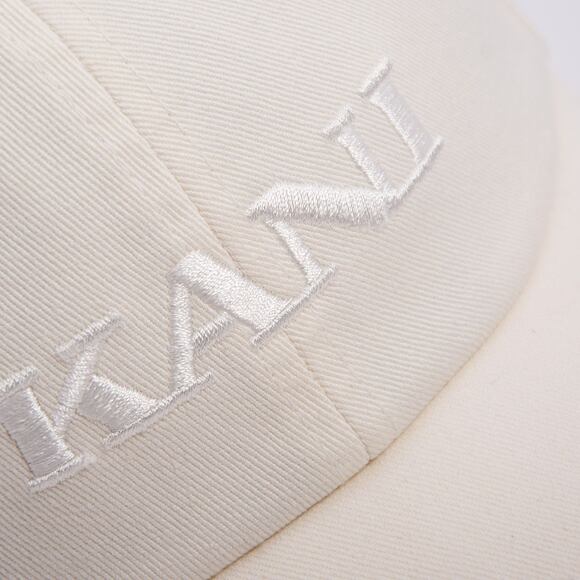 Kappe Karl Kani - Retro Distress Dad Cap - off white