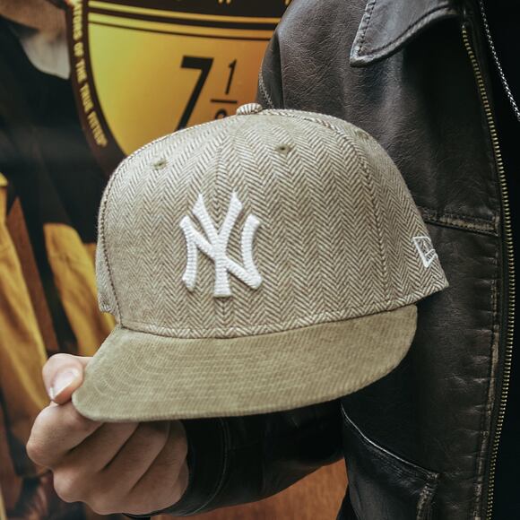 Kappe New Era - MLB Cord 59FIFTY - NY Yankees - Brown