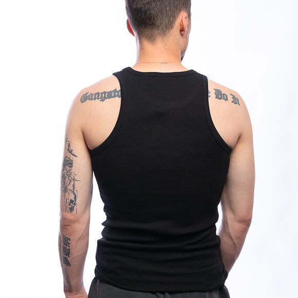Leibchen Karl Kani - Chest Signature Essential Waffle Tanktop - Black