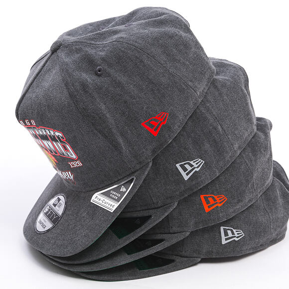 Kappe New Era -  9FIFTY A-Frame NHL Washed - Chicago Blackhawks - Black