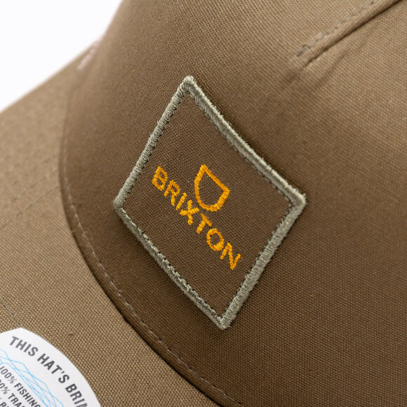Kappe Brixton - Alpha Block X C Mp Mesh Cap - Ivy Green/Sand
