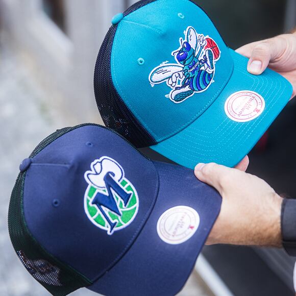 Kappe Mitchell & Ness - NBA Tremor Trucker HWC - Charlotte Hornets - Teal
