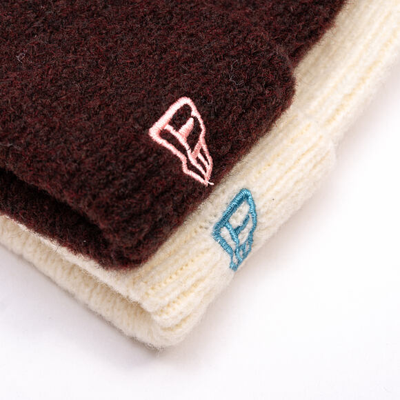 Damen Mütze New Era - MLB Wide Cuff Beanie - NY Yankees - Burgundy / Royal