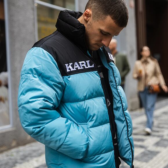 Jacke Karl Kani - Retro Essential Puffer Jacket - Blue