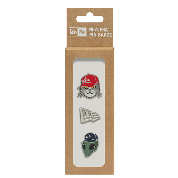 Brosche New Era - Branded 3× Cap Pin Set - Silver