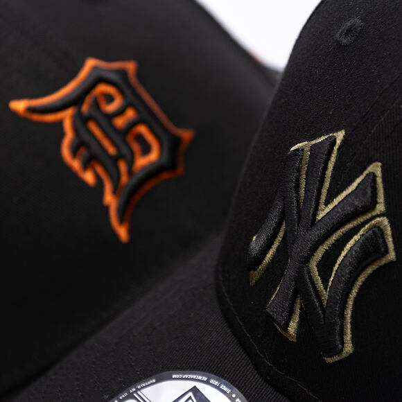 Kappe New Era - MLB Team Outline 9FORTY - NY Yankees - Black / Olive