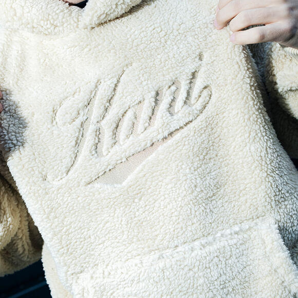 Sweatshirt Karl Kani - Cursive Varsity Teddy Os Hoodie