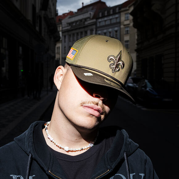 Kappe New Era - NFL25 "Salute to Service" - 9SEVENTY Stretch-Snap - New Orleans Saints 