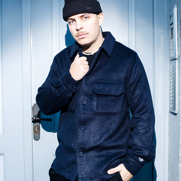 Jacke New Era - Branded Shacket - Navy
