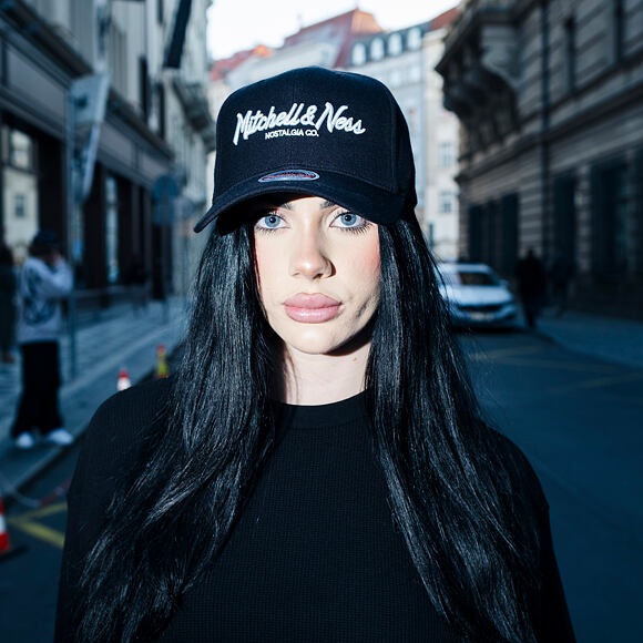 Kappe Mitchell & Ness - Branded Pinscript Classic Red - Black / White