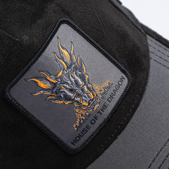 Kappe Capslab Trucker Premium House Of The Dragon Black Suede X Capslab