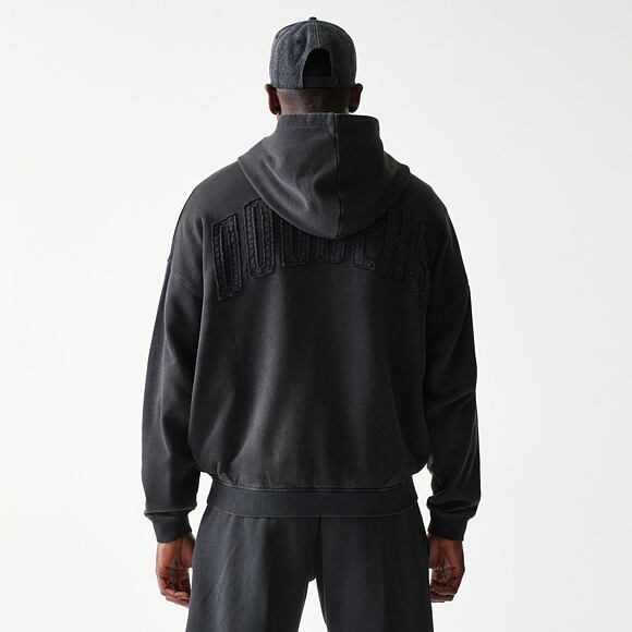 Pullover New Era - MLB Washed Full Zip Hoody - LA Dodgers - Dark Grey