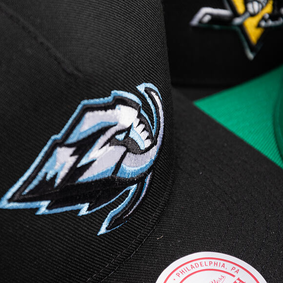 Kappe Mitchell & Ness - Utah Mammoth - Double Clutch Pro Snapback - Black