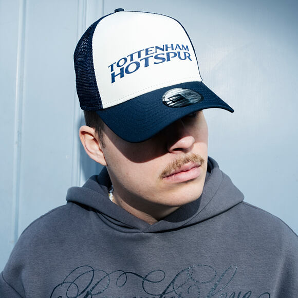Kappe New Era -  Puff Wordmark 9FORTY Trucker - Tottenham Hotspur FC - Navy