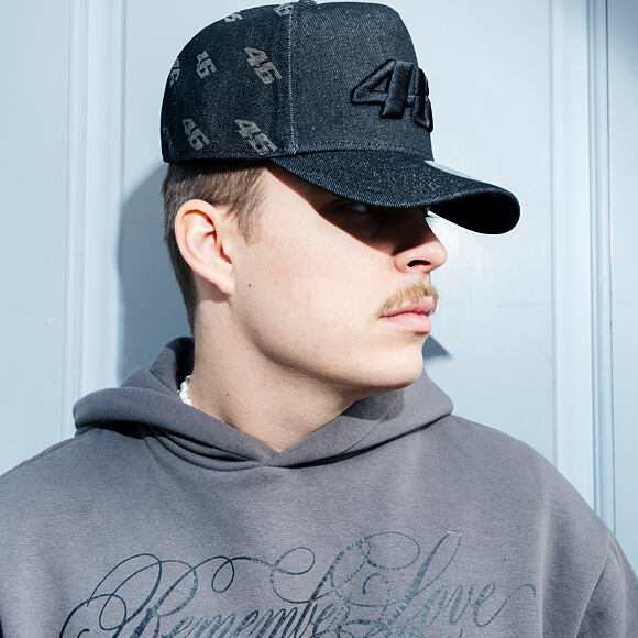 Kappe New Era - Valentino Rossi VR46 Denim 9FORTY Trucker - VR46 - Black