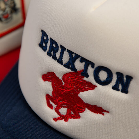 Kappe Brixton - Pegasus MP Trucker - White/Navy