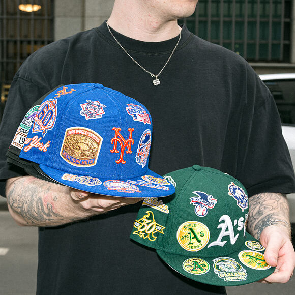 Kappe New Era - MLB All Over Logo 59FIFTY - NY Mets - Team Color