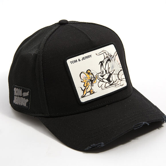 Kappe casquette PREMIUM CAPSLAB TOM & JERRY,  effet bambo finitions premium