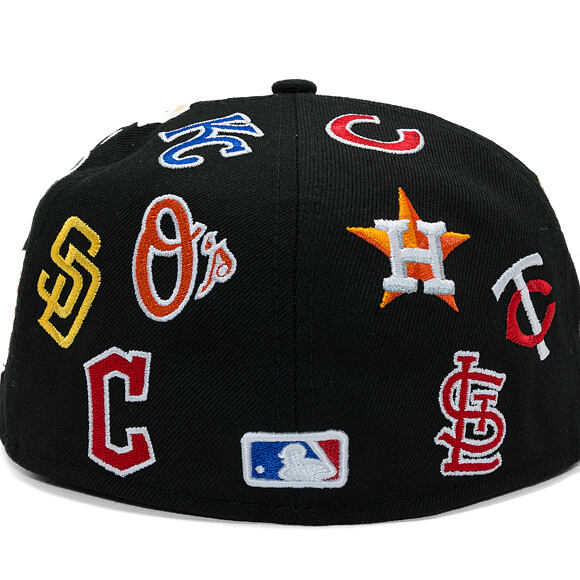 Kappe New Era - MLB All Over Logo 59FIFTY - Black