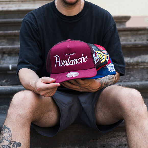 Kappe Mitchell & Ness - Head Coach Trucker - NHL - Colorado Avalanche - Maroon