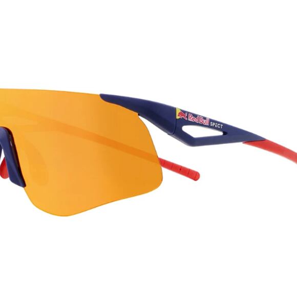 Sonnenbrille Red Bull SPECT - MARK - Blue/Brown - Red Mirror