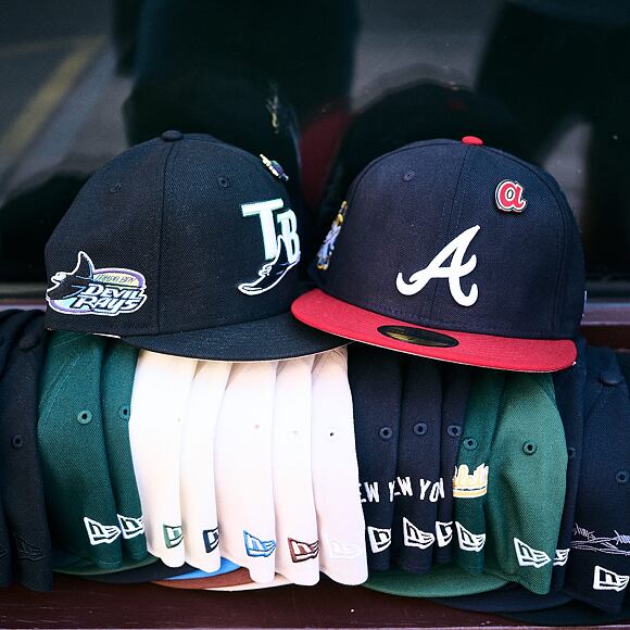 Kappe New Era - MLB IMAGE DROP 59FIFTY - Tampa Bay Rays - Black