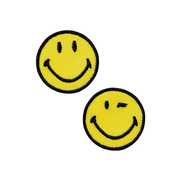 Bügelbild Monoquick - Smajlíci Smiley 3 cm