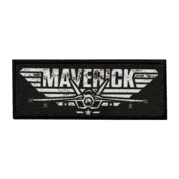 Bügelbild Monoquick - Top Gun Maverick 2,8 x 7,3 cm