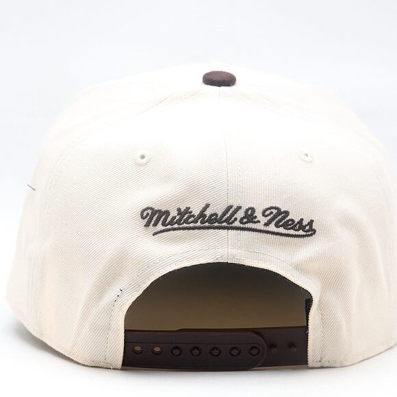 Kappe Mitchell & Ness - NBA Brown And Cream Pro Snapback Hwc - Philadelphia 76ers - Cream