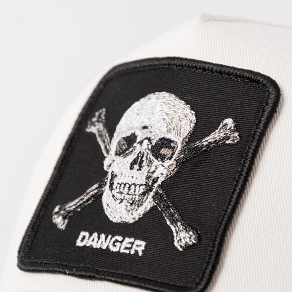Kappe Goorin - Danger Skull And Crossbones - Dust / Black