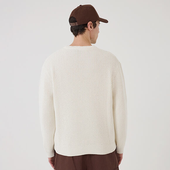 Pullover New Era - MLB Waffle Knit Crew - LA Dodgers - Off White