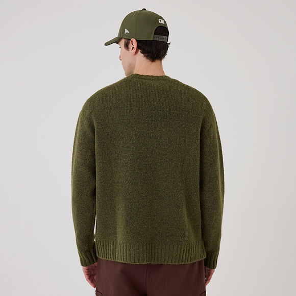 Strickpullover New Era - Branded Simple Knit Crew - New Olive
