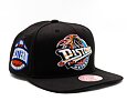 Kappe Mitchell & Ness NBA Conference Patch Snapback Hwc Detroit Pistons Schwarz