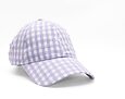 Damen Kappe New Era 9TWENTY MLB Womens Gingham  - NY Yankees - Pastel Lilac / White